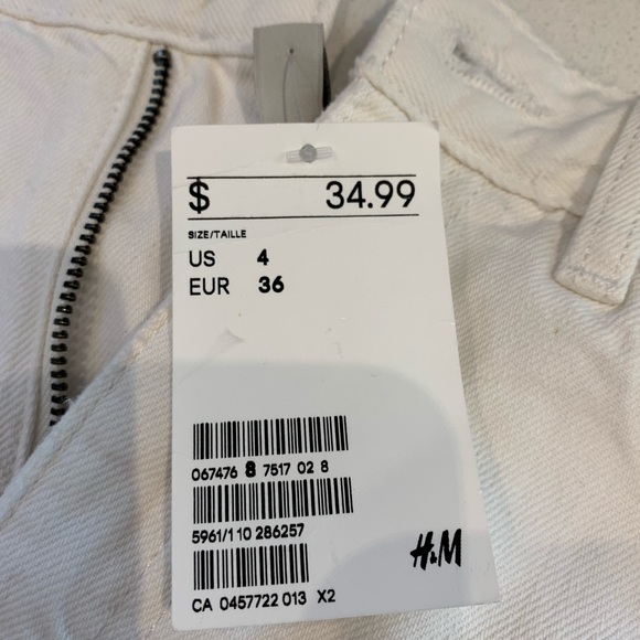 White high waisted ripped shorts - Picture 6 of 6